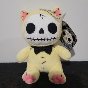 Cute Skeleton Cat Plush Toy